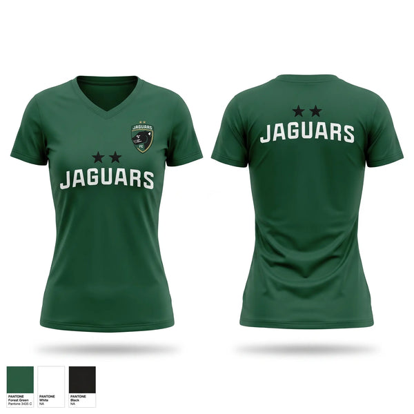 Womens Short Sleeve Vneck Shirt, JAGUARS FC, Men's Soccer, Teamtime, Team time, sublimation, custom sports apparel, team uniforms, spirit wear, spiritwear, sports uniforms, custom shirts, team store, custom team store, fundraiser sports, apparel fundraiser