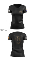 E Trp, 6-1 CAV 23539481 Women's Short Sleeve V-neck Shirt - 2