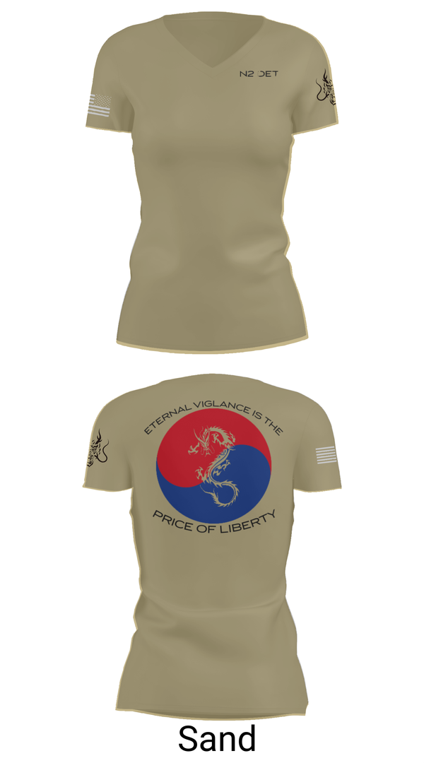 Womens Short Sleeve Vneck Shirt, CNFK DET CHINHAE, Navy, Teamtime, Team time, sublimation, custom sports apparel, team uniforms, spirit wear, spiritwear, sports uniforms, custom shirts, team store, custom team store, fundraiser sports, apparel fundraiser