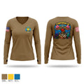 Corpsman temp check Women's Long Sleeve V-neck Shirt - 1