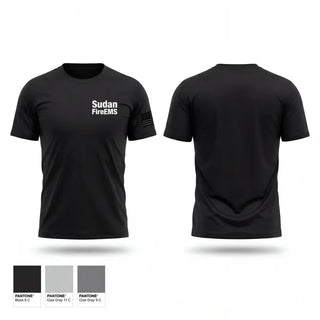 Short Sleeve Performance Shirt, Sudan Fire/EMS, Fire Department, Teamtime, Team time, sublimation, custom sports apparel, team uniforms, spirit wear, spiritwear, sports uniforms, custom shirts, team store, custom team store, fundraiser sports, apparel fundraiser