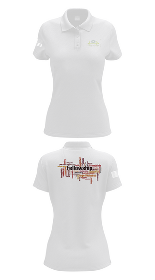 Womens Short Sleeve Performance Polo, Bridge of Hope, , Teamtime, Team time, sublimation, custom sports apparel, team uniforms, spirit wear, spiritwear, sports uniforms, custom shirts, team store, custom team store, fundraiser sports, apparel fundraiser