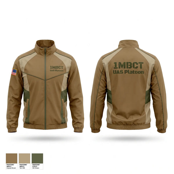 Windbreaker, 1MBCT UAS Platoon, Army, Teamtime, Team time, sublimation, custom sports apparel, team uniforms, spirit wear, spiritwear, sports uniforms, custom shirts, team store, custom team store, fundraiser sports, apparel fundraiser