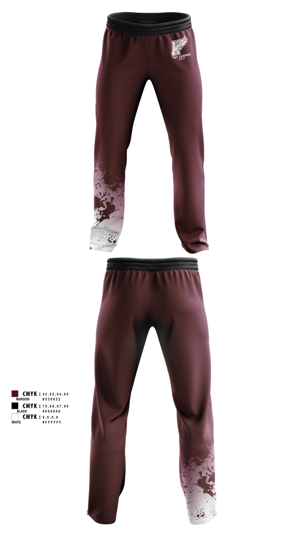 Sweatpants, Two Harbors High School Golf, Golf, Teamtime, Team time, sublimation, custom sports apparel, team uniforms, spirit wear, spiritwear, sports uniforms, custom shirts, team store, custom team store, fundraiser sports, apparel fundraiser