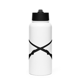 Iron Rangers 23557960 Stainless Steel Water Bottle with a Straw Lid