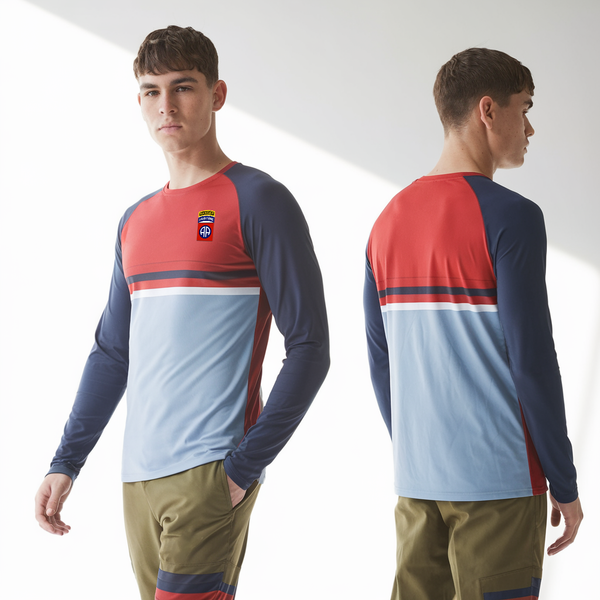 Long Sleeve Performance Shirt, 82nd airborne Division, , Teamtime, Team time, sublimation, custom sports apparel, team uniforms, spirit wear, spiritwear, sports uniforms, custom shirts, team store, custom team store, fundraiser sports, apparel fundraiser