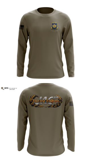 Long Sleeve Performance Shirt, TJAGCLS, Army, Teamtime, Team time, sublimation, custom sports apparel, team uniforms, spirit wear, spiritwear, sports uniforms, custom shirts, team store, custom team store, fundraiser sports, apparel fundraiser
