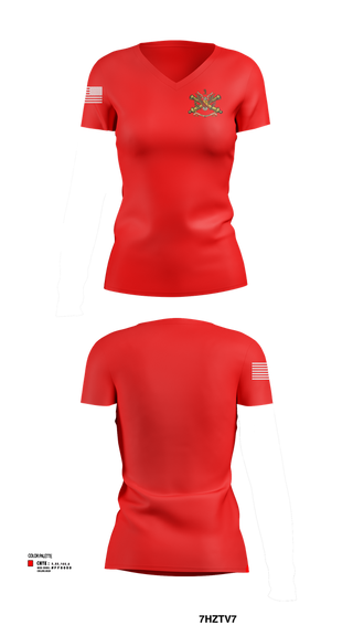 Womens Short Sleeve Vneck Shirt, 1128th Forward Support Company, , Teamtime, Team time, sublimation, custom sports apparel, team uniforms, spirit wear, spiritwear, sports uniforms, custom shirts, team store, custom team store, fundraiser sports, apparel fundraiser