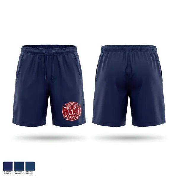 Athletic Shorts With Pockets, Carbon Volunteer Fire Department, Fire Department, Teamtime, Team time, sublimation, custom sports apparel, team uniforms, spirit wear, spiritwear, sports uniforms, custom shirts, team store, custom team store, fundraiser sports, apparel fundraiser