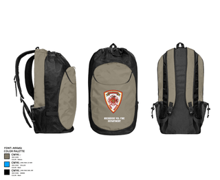 Gear Bag, Rockhouse vol Fire department, Fire Department, Teamtime, Team time, sublimation, custom sports apparel, team uniforms, spirit wear, spiritwear, sports uniforms, custom shirts, team store, custom team store, fundraiser sports, apparel fundraiser