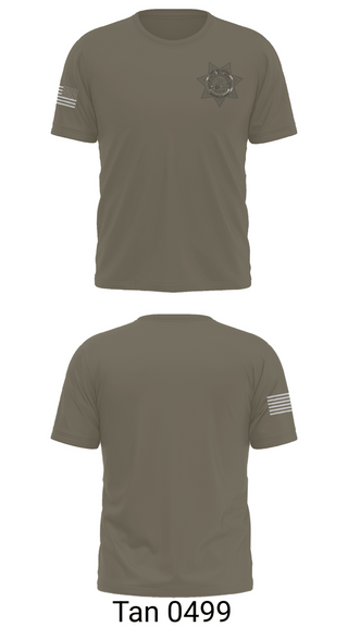 Old School Cotton Feel Shirt, Illinois Department Of Corrections, Police, Teamtime, Team time, sublimation, custom sports apparel, team uniforms, spirit wear, spiritwear, sports uniforms, custom shirts, team store, custom team store, fundraiser sports, apparel fundraiser
