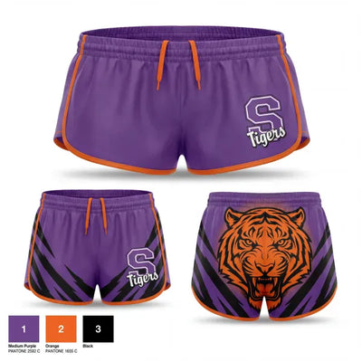 Shelby Tigers 92486590 Women's Shorts - 1