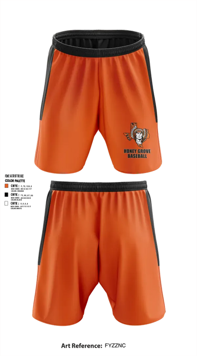 Honey Grove Baseball 79454883 Athletic Shorts With Pockets - 2