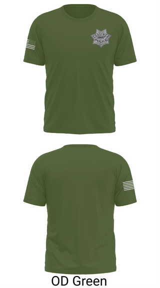 Old School Cotton Feel Shirt, Coalinga Police Department, Police, Teamtime, Team time, sublimation, custom sports apparel, team uniforms, spirit wear, spiritwear, sports uniforms, custom shirts, team store, custom team store, fundraiser sports, apparel fundraiser