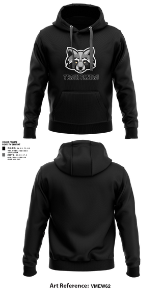 Hoodie, Trash Pandas, Baseball, Teamtime, Team time, sublimation, custom sports apparel, team uniforms, spirit wear, spiritwear, sports uniforms, custom shirts, team store, custom team store, fundraiser sports, apparel fundraiser