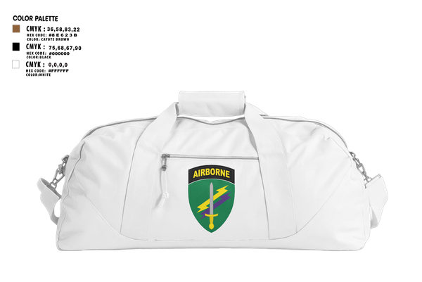Duffle Bag, 492nd ca bn, , Teamtime, Team time, sublimation, custom sports apparel, team uniforms, spirit wear, spiritwear, sports uniforms, custom shirts, team store, custom team store, fundraiser sports, apparel fundraiser