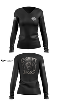 Orleans County Corrections Women's Long Sleeve V-neck Shirt - 7
