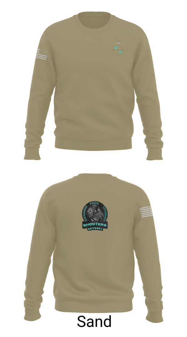 Crew Neck Sweatshirt, Shooters odyssey, National Guard, Teamtime, Team time, sublimation, custom sports apparel, team uniforms, spirit wear, spiritwear, sports uniforms, custom shirts, team store, custom team store, fundraiser sports, apparel fundraiser