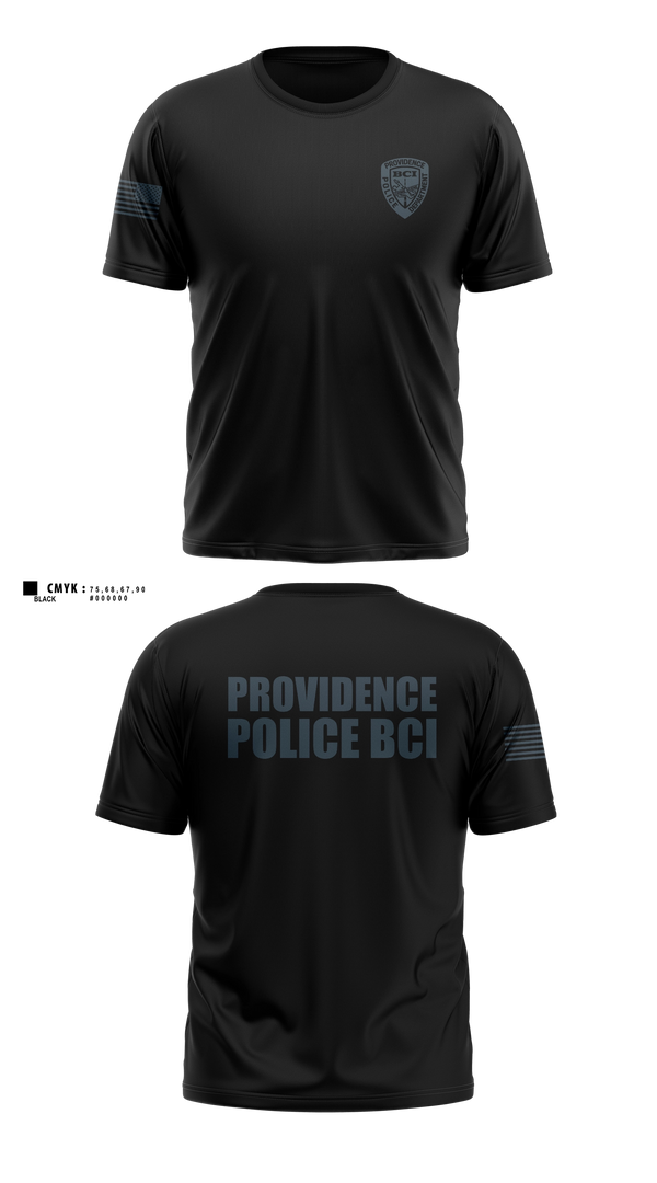 Short Sleeve Performance Shirt, Providence Police BCI, Police, Teamtime, Team time, sublimation, custom sports apparel, team uniforms, spirit wear, spiritwear, sports uniforms, custom shirts, team store, custom team store, fundraiser sports, apparel fundraiser