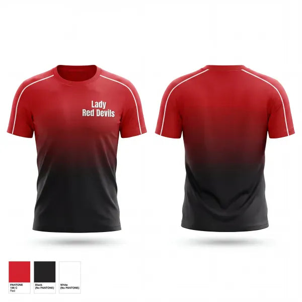 Short Sleeve Performance Shirt, Lady Red Devils, Softball, Teamtime, Team time, sublimation, custom sports apparel, team uniforms, spirit wear, spiritwear, sports uniforms, custom shirts, team store, custom team store, fundraiser sports, apparel fundraiser
