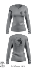 NIRT 4083324 Women's Long Sleeve V-neck Shirt - 22
