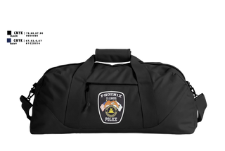 Duffle Bag, Phoenix Police Department, Police, Teamtime, Team time, sublimation, custom sports apparel, team uniforms, spirit wear, spiritwear, sports uniforms, custom shirts, team store, custom team store, fundraiser sports, apparel fundraiser