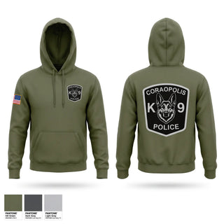 Hoodie, Coraopolis Police K9 Unit, Police, Teamtime, Team time, sublimation, custom sports apparel, team uniforms, spirit wear, spiritwear, sports uniforms, custom shirts, team store, custom team store, fundraiser sports, apparel fundraiser
