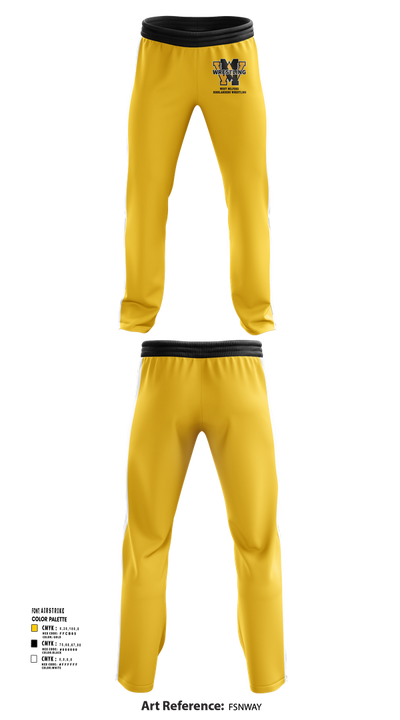 West Milford Highlanders Wrestling 67474412 Sweatpants - 2