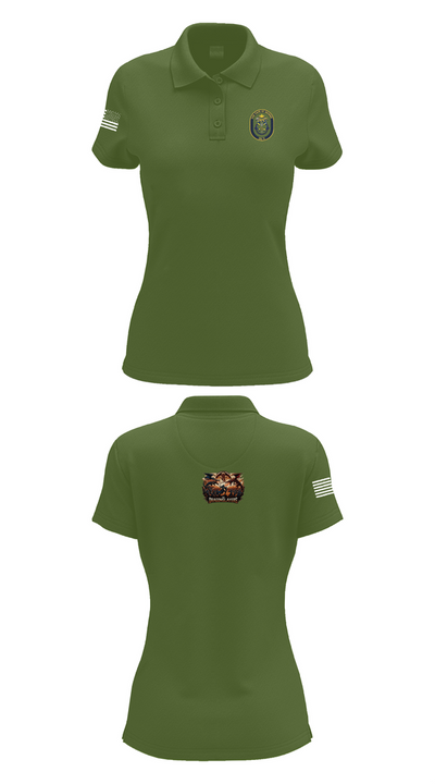 USS CAPE ST. GEORGE 53207398 Women's Short Sleeve Performance Polo  - 52