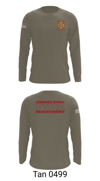 Long Sleeve Performance Shirt, Lebanon Rural Fire Protection District, Fire Department, Teamtime, Team time, sublimation, custom sports apparel, team uniforms, spirit wear, spiritwear, sports uniforms, custom shirts, team store, custom team store, fundraiser sports, apparel fundraiser