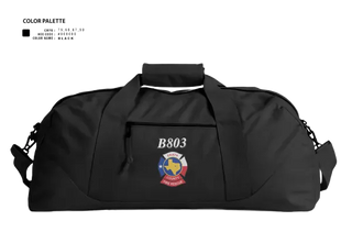 Duffle Bag, Erath county fire and rescue, Fire Department, Teamtime, Team time, sublimation, custom sports apparel, team uniforms, spirit wear, spiritwear, sports uniforms, custom shirts, team store, custom team store, fundraiser sports, apparel fundraiser