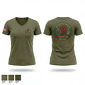 Recruiting Station Michigan 65049039 Women's Short Sleeve V-neck Shirt - 1