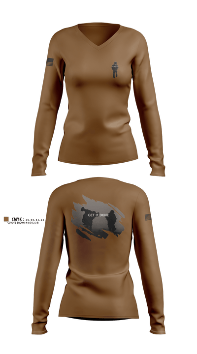 ghost 1788006 Women's Long Sleeve V-neck Shirt - 2