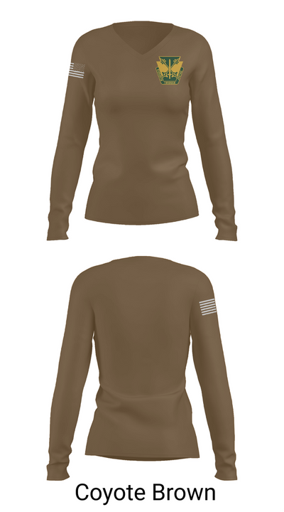 165th MP Battalion 62240089 Women's Long Sleeve V-neck Shirt - 16