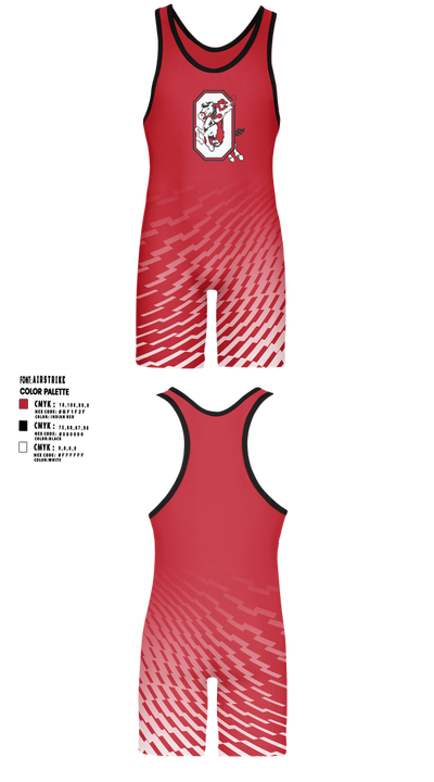 Orrville youth 63856431 Wrestling Singlet - 1