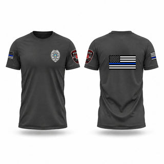 Short Sleeve Performance Shirt, Mingo Junction Police Department, Police, Teamtime, Team time, sublimation, custom sports apparel, team uniforms, spirit wear, spiritwear, sports uniforms, custom shirts, team store, custom team store, fundraiser sports, apparel fundraiser