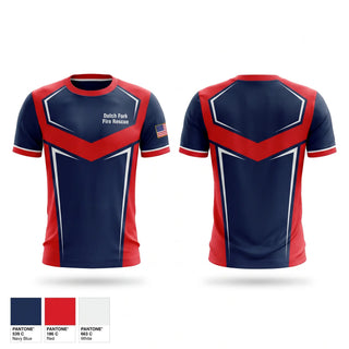 Short Sleeve Performance Shirt, Dutch Fork Fire Rescue, Fire Department, Teamtime, Team time, sublimation, custom sports apparel, team uniforms, spirit wear, spiritwear, sports uniforms, custom shirts, team store, custom team store, fundraiser sports, apparel fundraiser