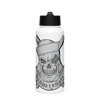 GUNNERSMATE 50688941 Stainless Steel Water Bottle with a Straw Lid