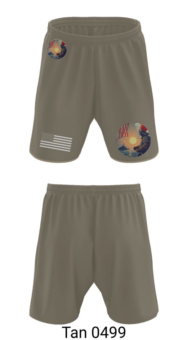 Athletic Shorts With Pockets, Uss Preble DDG 88, , Teamtime, Team time, sublimation, custom sports apparel, team uniforms, spirit wear, spiritwear, sports uniforms, custom shirts, team store, custom team store, fundraiser sports, apparel fundraiser