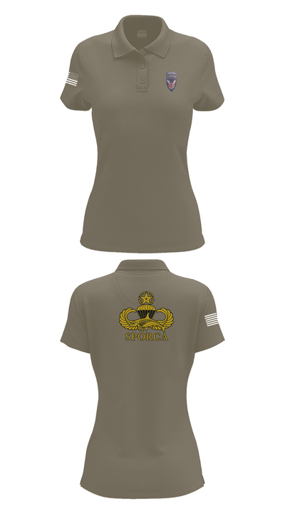 HHC, 725th BSB, 2/11 ABN 60450705 Women's Short Sleeve Performance Polo  - 75