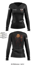 3rd Platoon, CCo, 1-508th PIR Women's Long Sleeve V-neck Shirt - 31