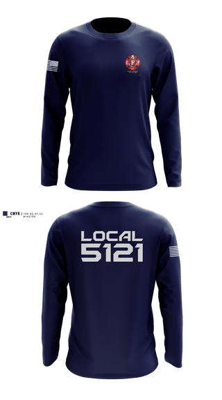Long Sleeve Performance Shirt, Kent-Sussex Professional Firefighters Local 5121Kent-Sussex Professional Firefighters Local 5121, Fire Department, Teamtime, Team time, sublimation, custom sports apparel, team uniforms, spirit wear, spiritwear, sports uniforms, custom shirts, team store, custom team store, fundraiser sports, apparel fundraiser