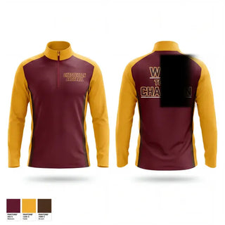 Quarter Zip Jacket, CHESTERTON TROJANS, Baseball, Teamtime, Team time, sublimation, custom sports apparel, team uniforms, spirit wear, spiritwear, sports uniforms, custom shirts, team store, custom team store, fundraiser sports, apparel fundraiser