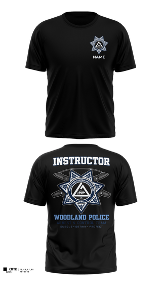 Old School Cotton Feel Shirt, Arrest and Control, Police, Teamtime, Team time, sublimation, custom sports apparel, team uniforms, spirit wear, spiritwear, sports uniforms, custom shirts, team store, custom team store, fundraiser sports, apparel fundraiser