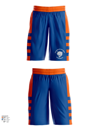 Mens Basketball Shorts, Westbrook Academy, Men's Basketball, Teamtime, Team time, sublimation, custom sports apparel, team uniforms, spirit wear, spiritwear, sports uniforms, custom shirts, team store, custom team store, fundraiser sports, apparel fundraiser