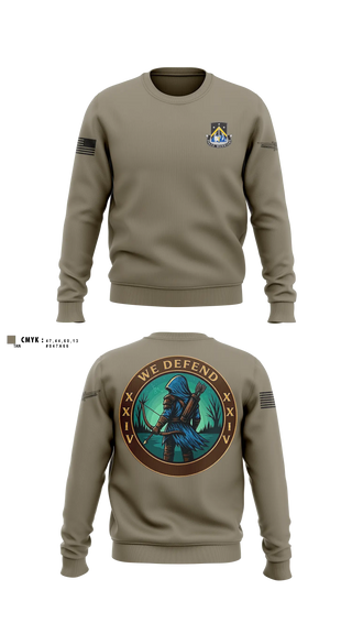 Crew Neck Sweatshirt, 24TH MDSB, Army, Teamtime, Team time, sublimation, custom sports apparel, team uniforms, spirit wear, spiritwear, sports uniforms, custom shirts, team store, custom team store, fundraiser sports, apparel fundraiser