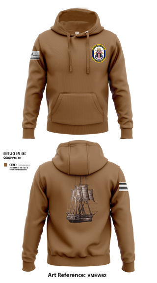 Hoodie, USS CONSTITUTION, , Teamtime, Team time, sublimation, custom sports apparel, team uniforms, spirit wear, spiritwear, sports uniforms, custom shirts, team store, custom team store, fundraiser sports, apparel fundraiser