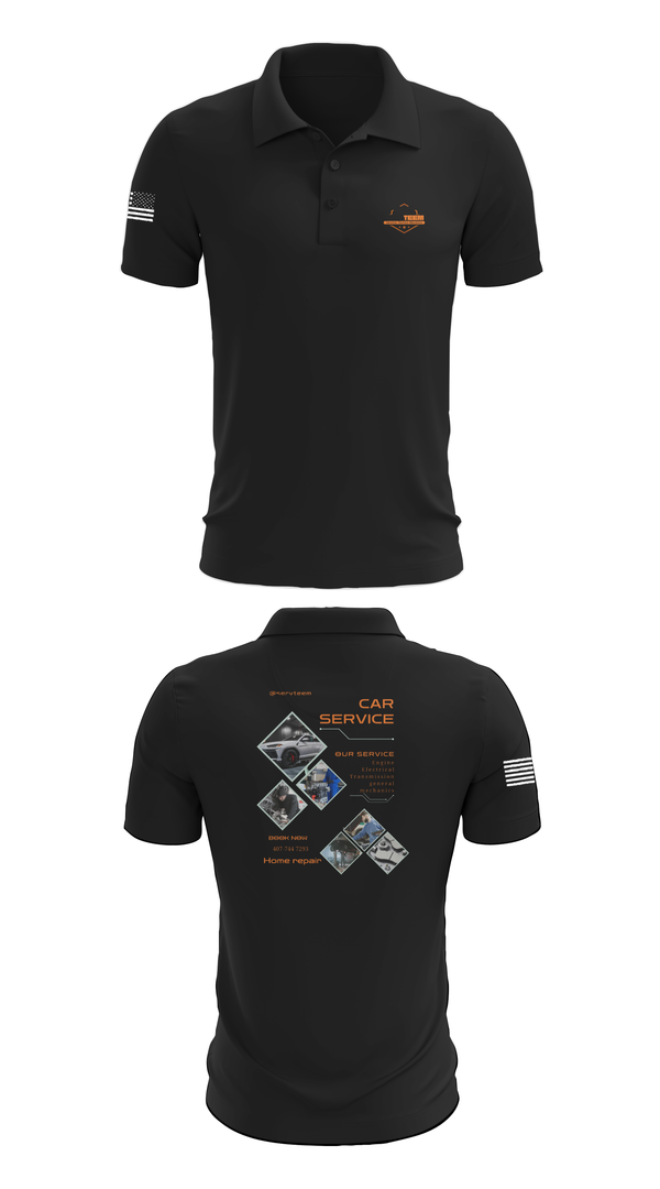 Short Sleeve Performance Polo, Servteem automotive group llc, , Teamtime, Team time, sublimation, custom sports apparel, team uniforms, spirit wear, spiritwear, sports uniforms, custom shirts, team store, custom team store, fundraiser sports, apparel fundraiser