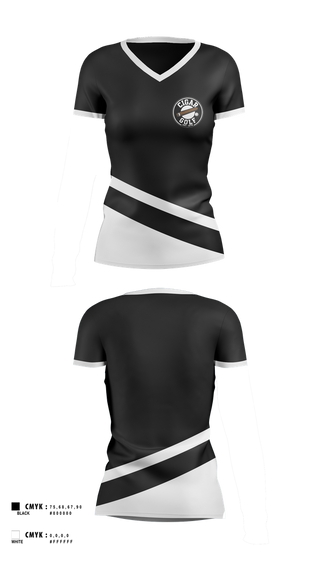 Womens Short Sleeve Vneck Shirt, CIGAR GOLFCIGAR GOLF, Golf, Teamtime, Team time, sublimation, custom sports apparel, team uniforms, spirit wear, spiritwear, sports uniforms, custom shirts, team store, custom team store, fundraiser sports, apparel fundraiser