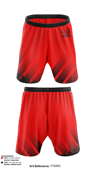 Athletic Shorts With Pockets, Panthers, Men's Soccer, Teamtime, Team time, sublimation, custom sports apparel, team uniforms, spirit wear, spiritwear, sports uniforms, custom shirts, team store, custom team store, fundraiser sports, apparel fundraiser